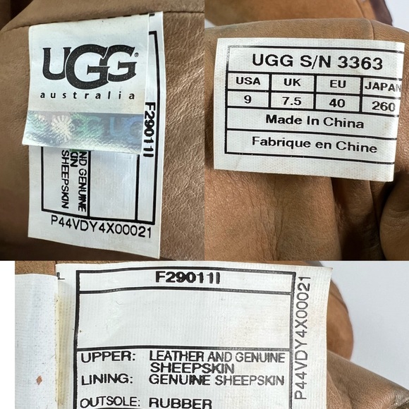 UGG Australia Arroyo Weave Suede Platform Boot, Dark Chestnut Size 9 - Picture 8 of 9